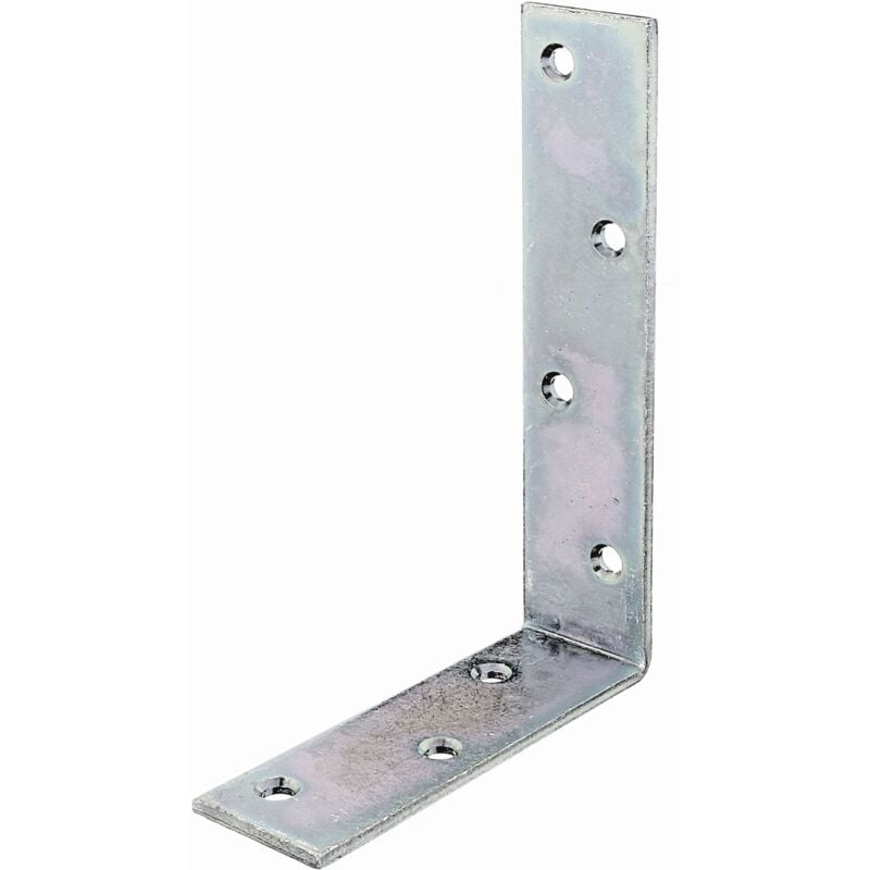 Alberts 848002 Équerre de poutre, passivée, 120 x 180 x 40 mm, Set de 20 pièces