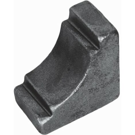 Equerre d'angle de renfort pour tube 50mm - Hauteur 65mm Largeur 65mm - À souder - DECO FER FORGE