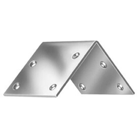 Equerre d'assemblage 30 x 30 mm Acier inoxidable (Par 20)