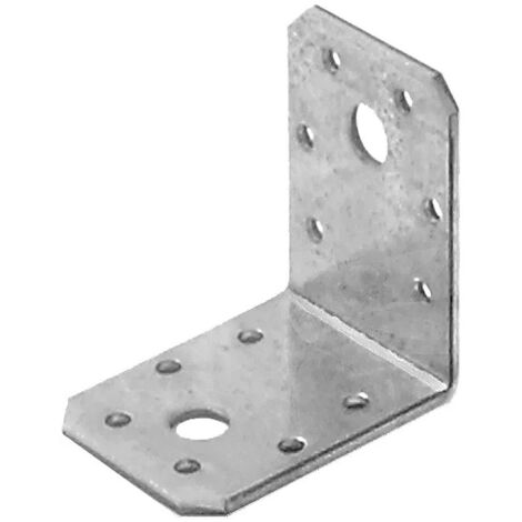 Equerre d'assemblage acier galvanisé 60x60x45, épaisseur 2.5 mm