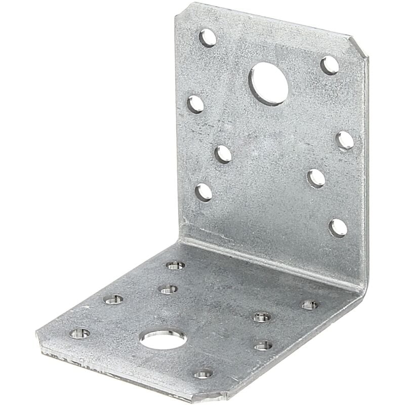 849450 Équerre d'assemblage galvanisée Sendzimir 70 x 70 x 55 mm kit de 50 - Alberts