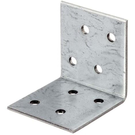 Équerre d'assemblage, galvanisée , 30 x 40 x 40 mm, Set de 10 pièces