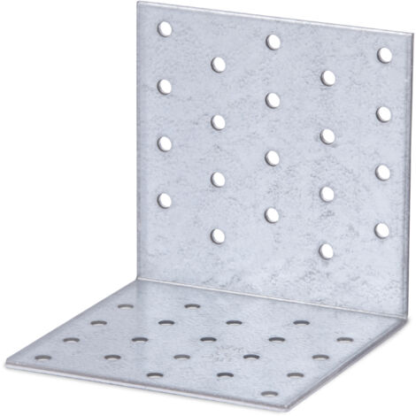Équerre d'assemblage Galvanisée Sendzimir 100 x 100 x 100 mm