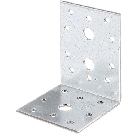 Équerre d'assemblage – Galvanisée Sendzimir – 60 x 80 x 60 mm – Set de 6 pièces – Marque Alberts