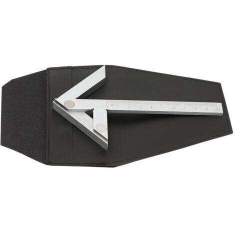 Équerre de centrage 10070 mm, calibre de centrage, repère de centre pour barres rondes