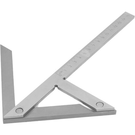 Équerre de centrage en acier inoxydable 150x130mm pour plaques circulaires