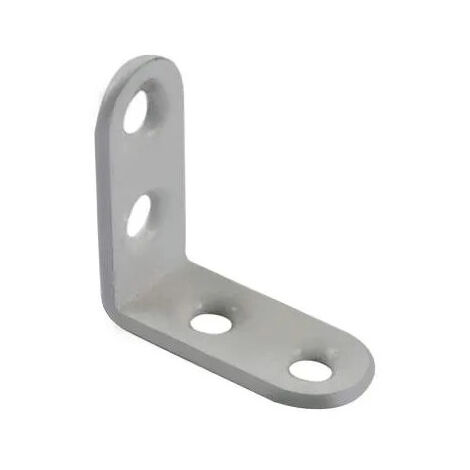 Equerre de chaise epoxy blanc, 30x30x15 mm