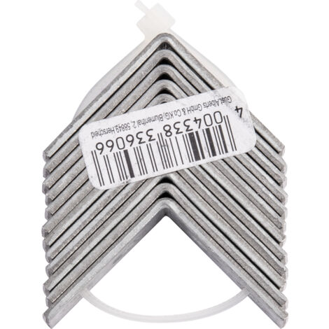 Équerre de chaise – galvanisée Sendzimir – 25 x 25 x 14 mm –Set de 12 pièces – Marque Alberts