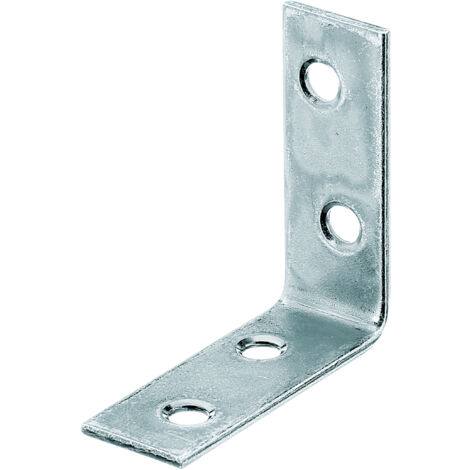 Équerre de chaise – galvanisée Sendzimir – 40 x 40 x 15 mm –Set de 12 pièces – Marque Alberts