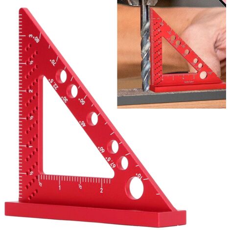 Équerre de Charpente 90° Aluminium 9.5x9.2cm pour Bois