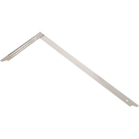 Équerre de Charpentier Inox 700mm Wilmart – Anti-Corrosion & Trous de Traçage