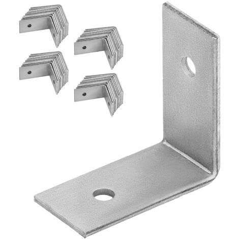Équerre de charpentier KOTARBAU® - Connecteur de construction en acier inoxydable galvanisé 30 x 30 x 15 mm - Lot de 50 pièces