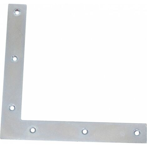 Équerre de fenêtre 190mm épaisseur 2mm bouts carrés zingué - JARDINIER MASSARD - J656250