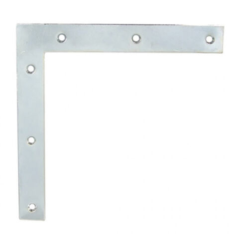 équerre De Fenêtre Bout Carré Acier Zingué  14 X 14