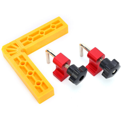 Équerre de Fixation à 90° pour Assemblage Bois, Clip de Positionnement Angle Droit pour Serrage Précise