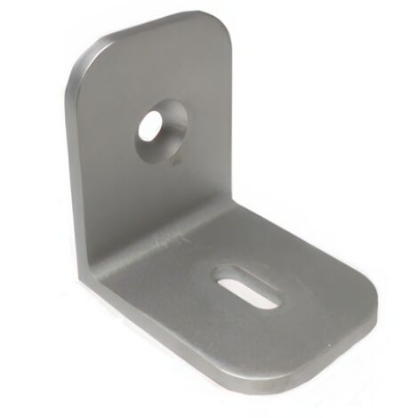 Equerre de fixation en aluminium pour panneau 10mm de cabine sanitaire HOMEWELL