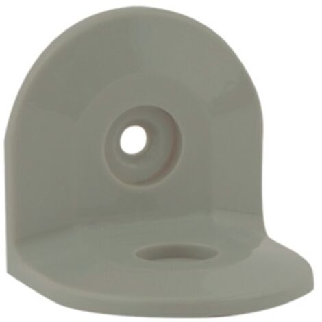 Equerre de fixation en nylon RAL 7038 pour panneau de cabine sanitaire HOMEWELL