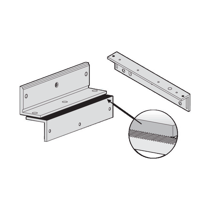 Effeff - Equerre de fixation l+z eff eff pour vantail 300 kg - LZ300