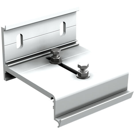 Equerre de fixation murale pour 2 rails parallèles SLID'UP 1000 - 2500