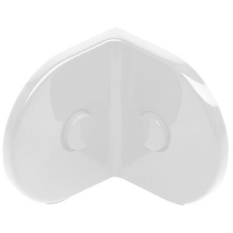 Équerre de fixation nylon pour cabine coloris blanc - NORMBAU