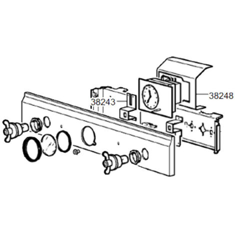 Equerre de fixation pendule repère 38248 d'origine