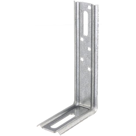 Équerre de fixation réglable 70 x 130 x 30 mm – Acier galvanisé Sendzimir – Set de 25 pièces pour applications construction – Alberts