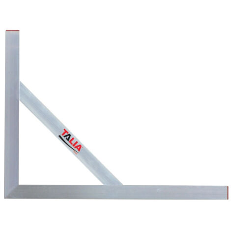 Equerre de maçon Taliaplast en aluminium soudée 60x80cm sans rivet usage recto verso