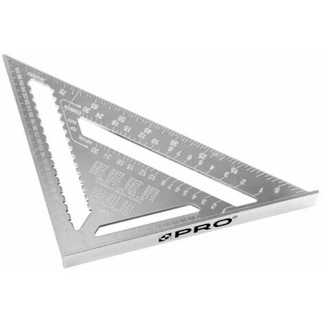ÉQUERRE DE MENUISERIE EN ALUMINIUM AVEC BASE 300 MM - 100-E1-906