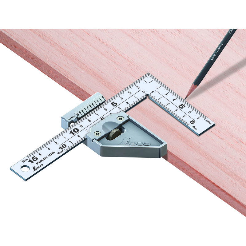 Equerre de menuisier 15x7,5 Shinwa 12485
