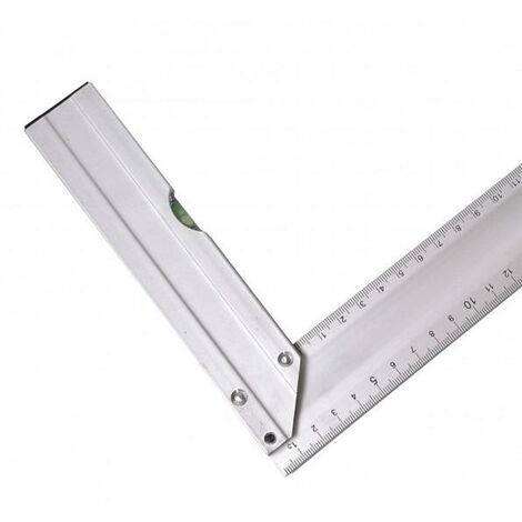 Equerre de menuisier 250 mm  avec bulle