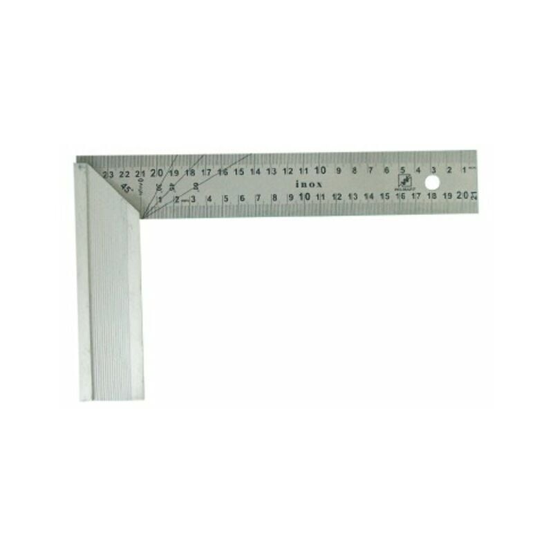 Wilmart - querre de menuisier 400 x 210 mm avec lame inox gravée