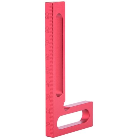 Équerre de serrage en aluminium 100mm pour assemblage menuiserie précise