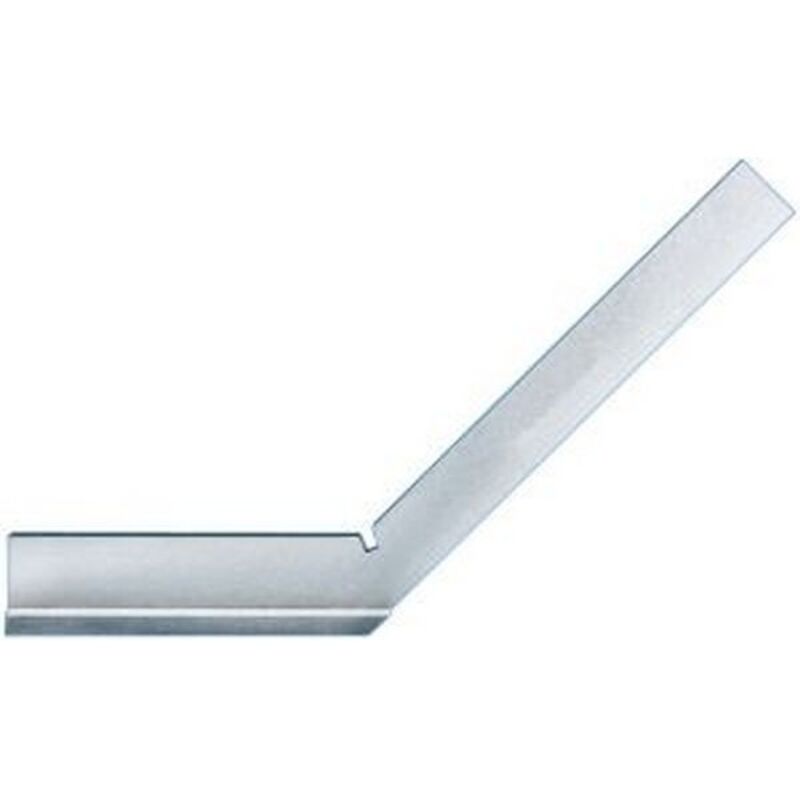 Equerre d'onglet à chapeau, Long. des branches : 120 x 80 mm, Coupe transversale 20 x 5 mm