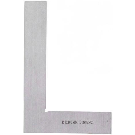 Équerre en acier inoxydable 150x100mm pour bricolage et ajustement précis