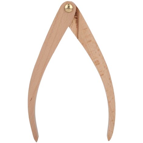 Équerre en Bois pour Mesure de Distance et Positionnement, Outil de Poterie pour Céramique, Compas en Bois 8 Pouces