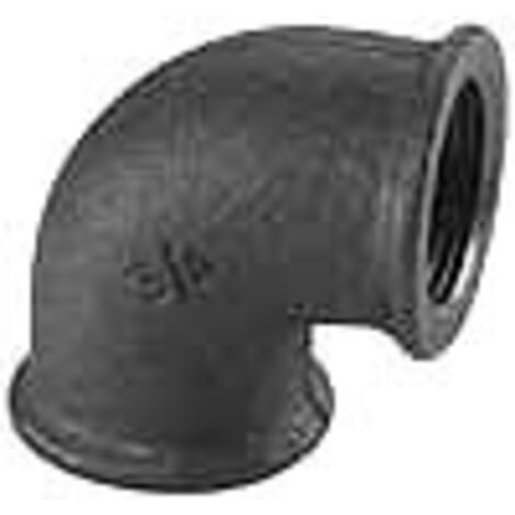Équerre en fonte d'angle n° 90 noir, 90 degrés, I/I 11/2"