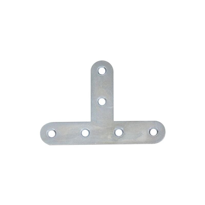 Afbat - Equerre t têtes rondes 16x1.5 L.40mm zingué blanc X25