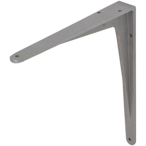 Équerre étagère en aluminium argent Herakles 290 x 240 mm - Par