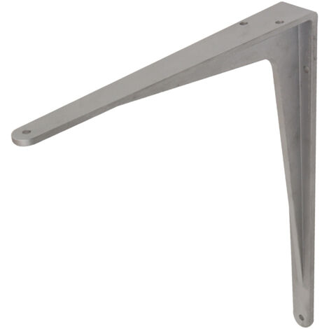 Équerre étagère en aluminium argent Herakles 340 x 290 mm - Par