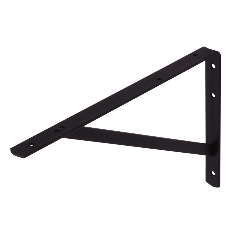 Querre étagère en métal noir type lourd 250 x 400 mm