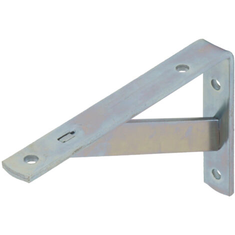 Équerre étagère galvanisée 100 x 150 mm - avec écharpe