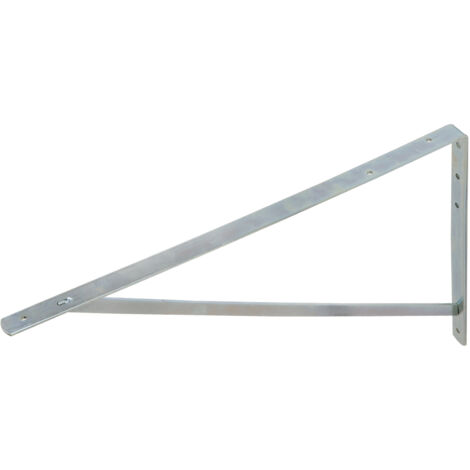 Équerre étagère galvanisée 400 x 600 mm - avec écharpe