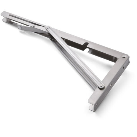 Équerre étagère pliante inox 170 x 400 mm - Par pièce
