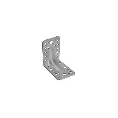 Equerre galva d'assemblage renforcée 90x90x65x2.5 mm