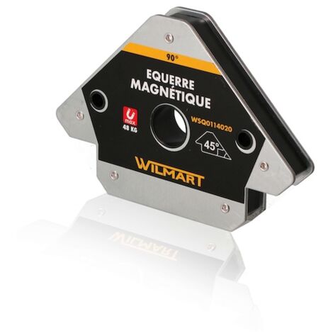 Équerre magnétique 90°-45° 100x100x21 - WILMART