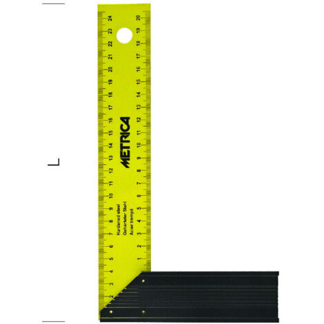ÉQUERRE MENUISIER ACIER TREMPÉ 250 mm