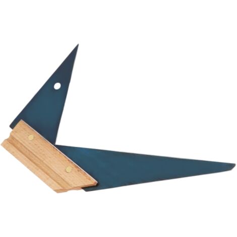 Équerre Menuisier Double Onglet 250mm Wilmart – Manche Bois & Garniture Alu