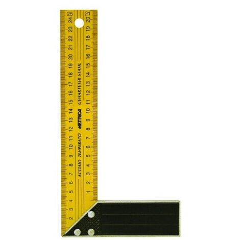 Equerre menuis.lame jaune METRICA - 29240