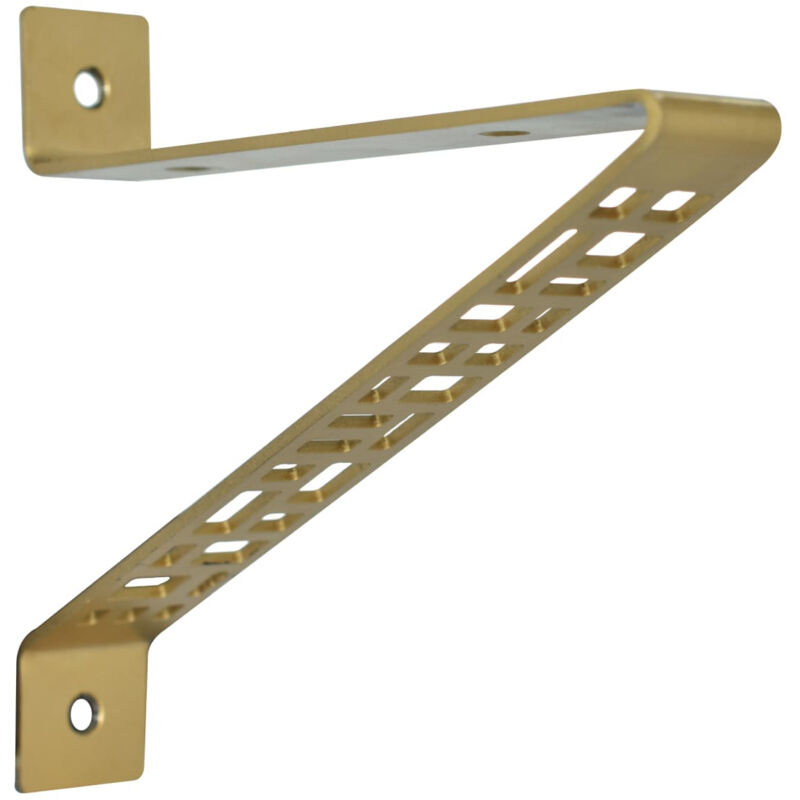 Querre murale Ardéco acier doré – Lot de 2