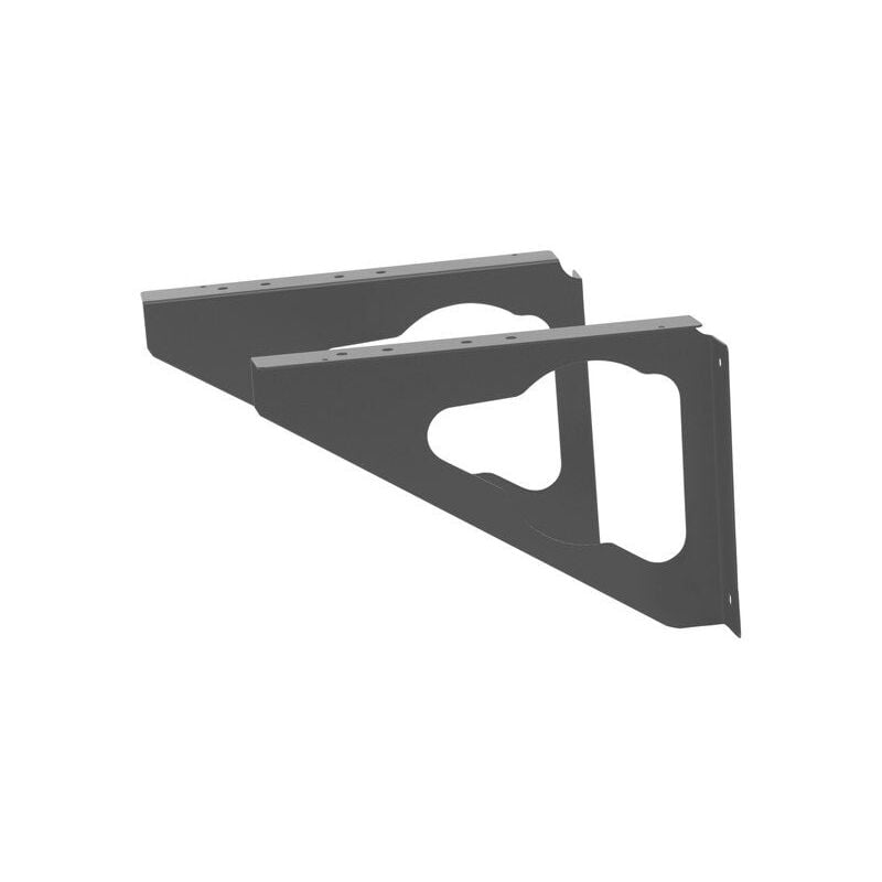 Renz - Equerre H.17.5 x L.25 x P.3 Cm Gris Anthracite